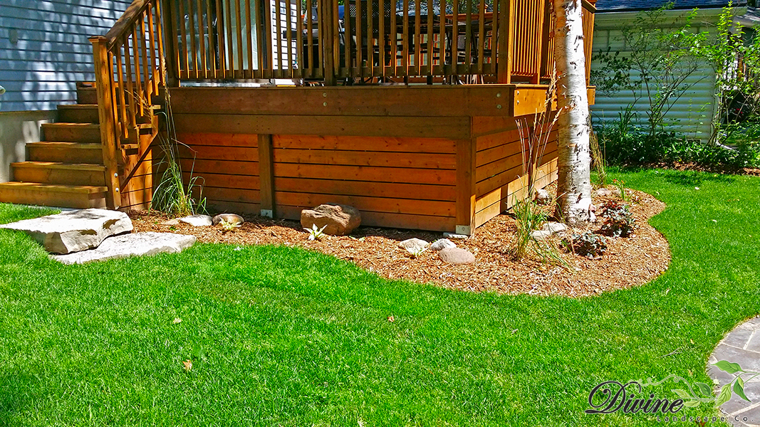 Tiny, ON - Random stone steps and garden